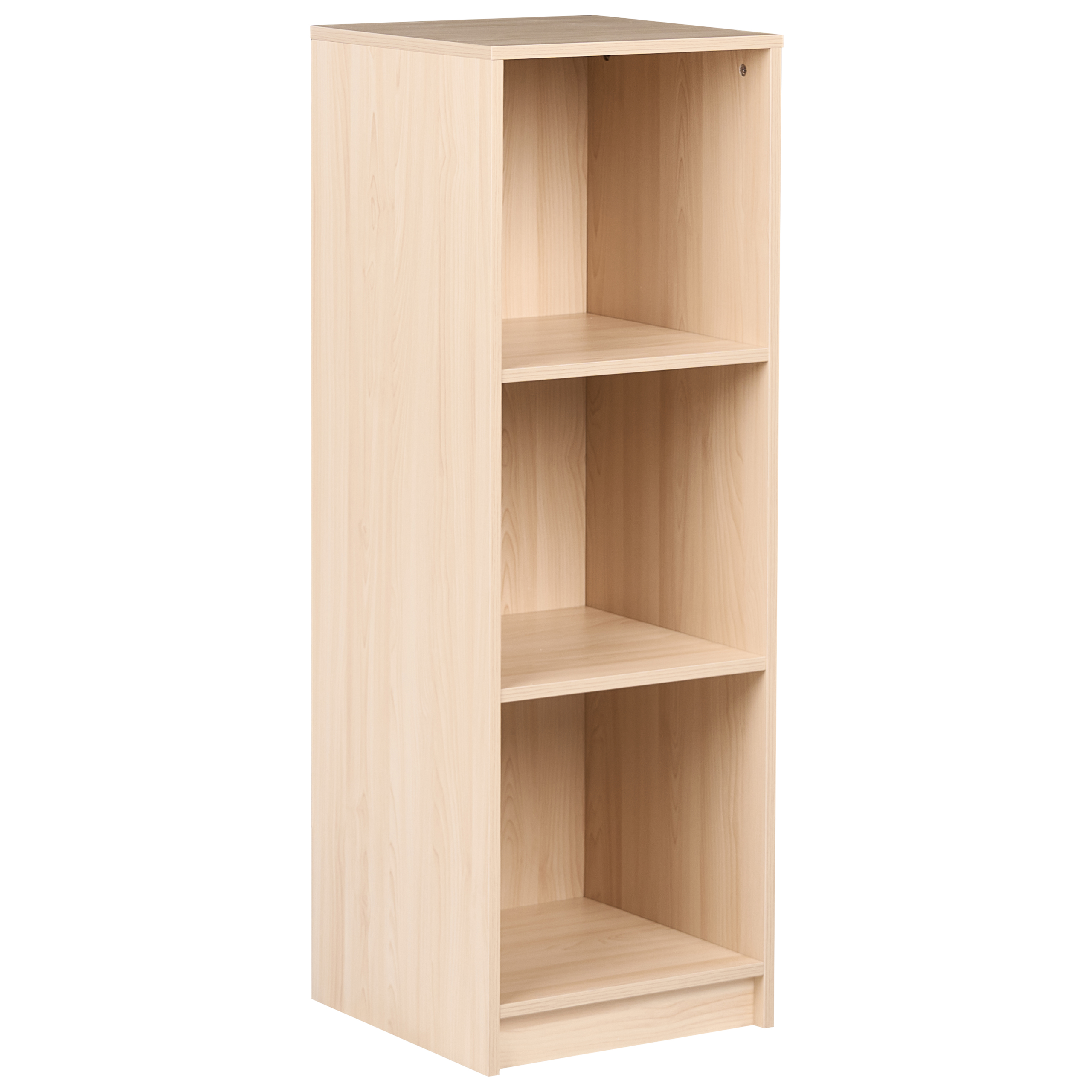 Kirjahylly 3 tasoa ZEHNA 117 cm Vaaleanruskea