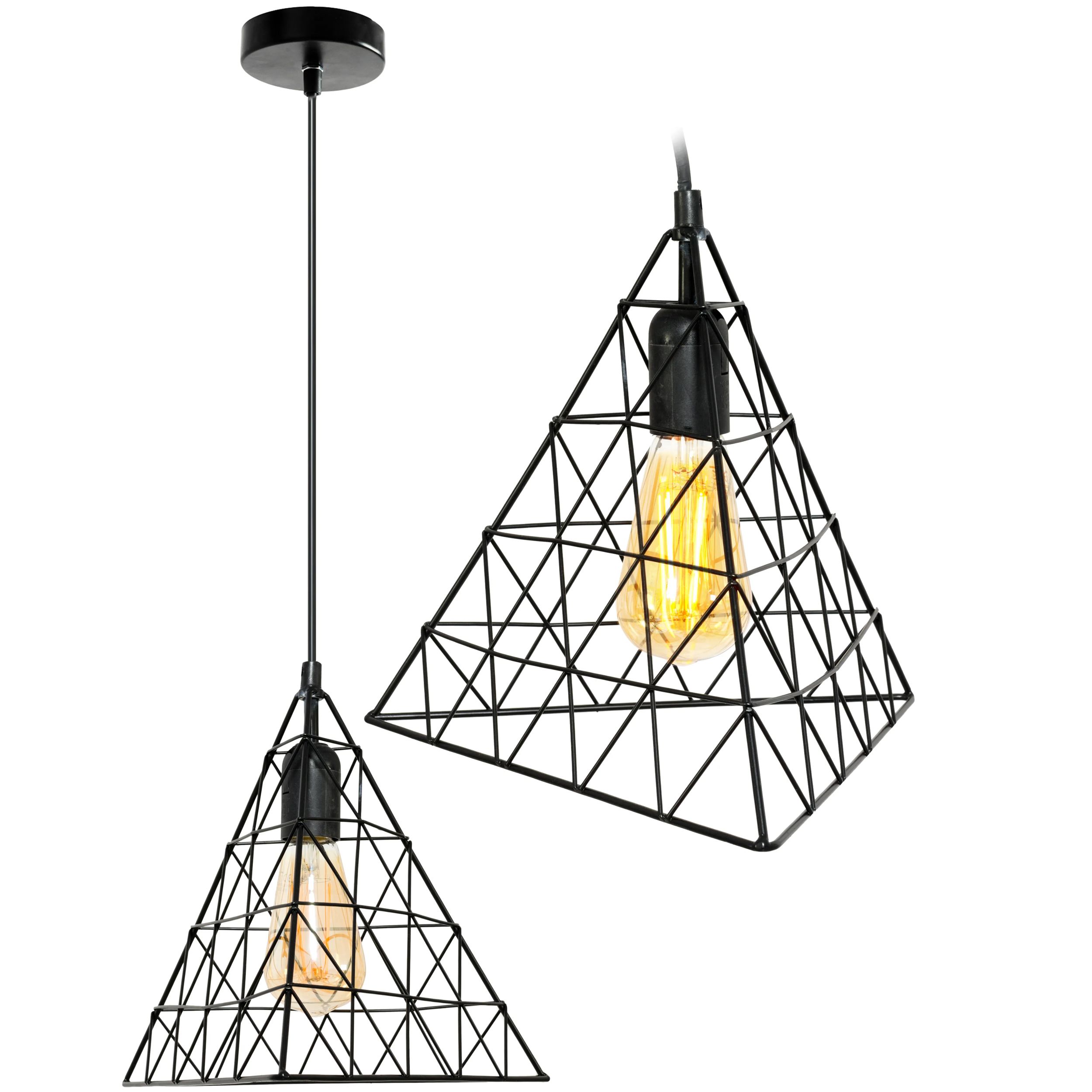 TOOLIGHT riippuvalaisin LH2058 Musta, 28x28x95cm