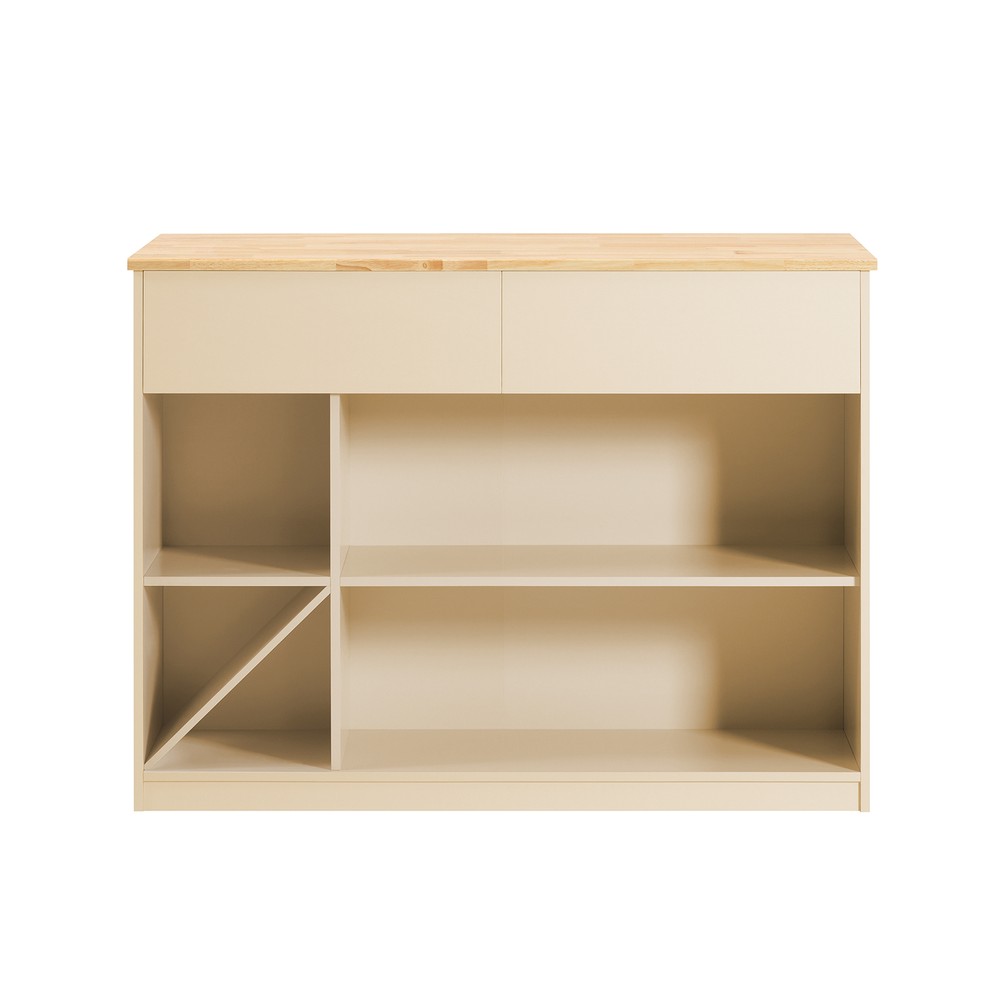 SoBuy Keittiösaareke Pöytäkaappi modernilla designilla laadukkaasta materiaalista KNL04-MI