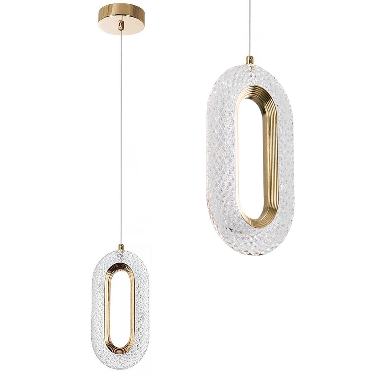 TOOLIGHT riippuvalaisin LED G113-1CP Kulta, 3, 2x10, 5x22, 5cm