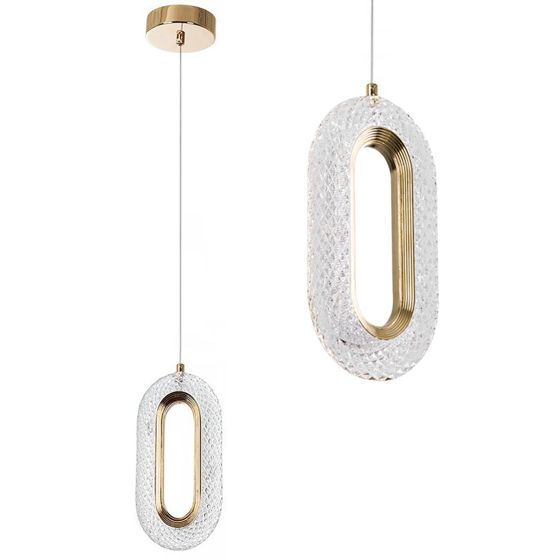 TOOLIGHT riippuvalaisin LED G113-1CP Kulta, 3, 2x10, 5x22, 5cm