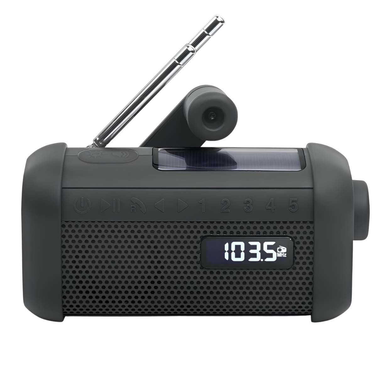 Kampi-/Aurinkoradio Bluetooth Taskulampulla, malli MH-08MB