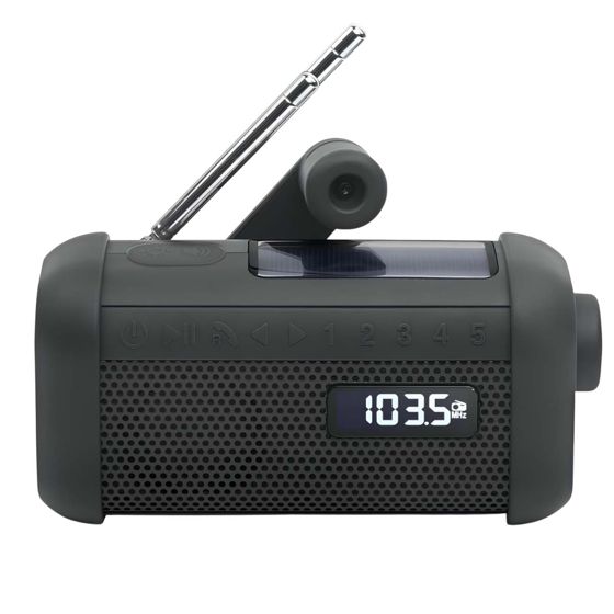 Kampi-/Aurinkoradio Bluetooth Taskulampulla, malli MH-08MB