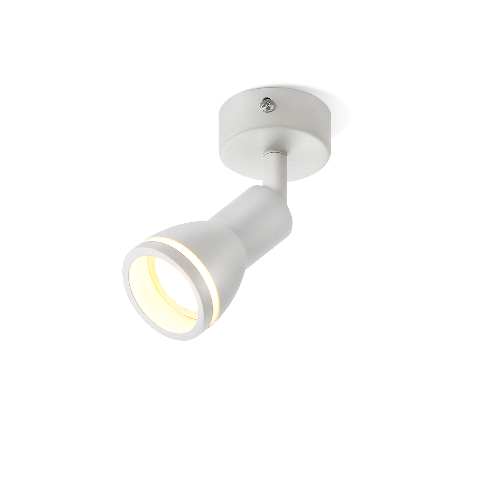 NETTLIFE LED-kattospottivalaisin 1 lamppu valkoinen olohuoneen säädettävä kattovalaisin GU10 spotti moderni lamppu