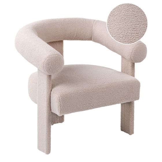 Nojatuoli ILBRO Buklee Vaaleanbeige