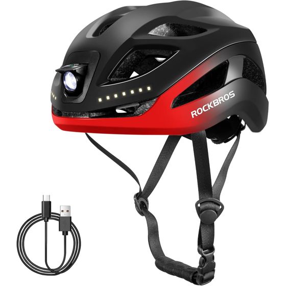 Luminieux LED - Sähkökypärä 57-61 cm, ladattava ja säädettävä