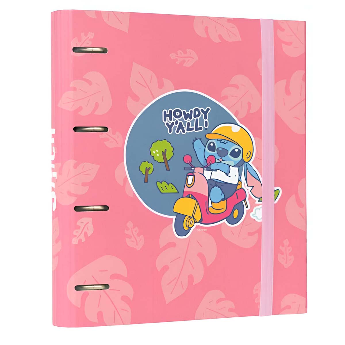 A4-kansiokansio 4 rengasta joustava Howdy Y'all -malli tyylikäs jäykkä