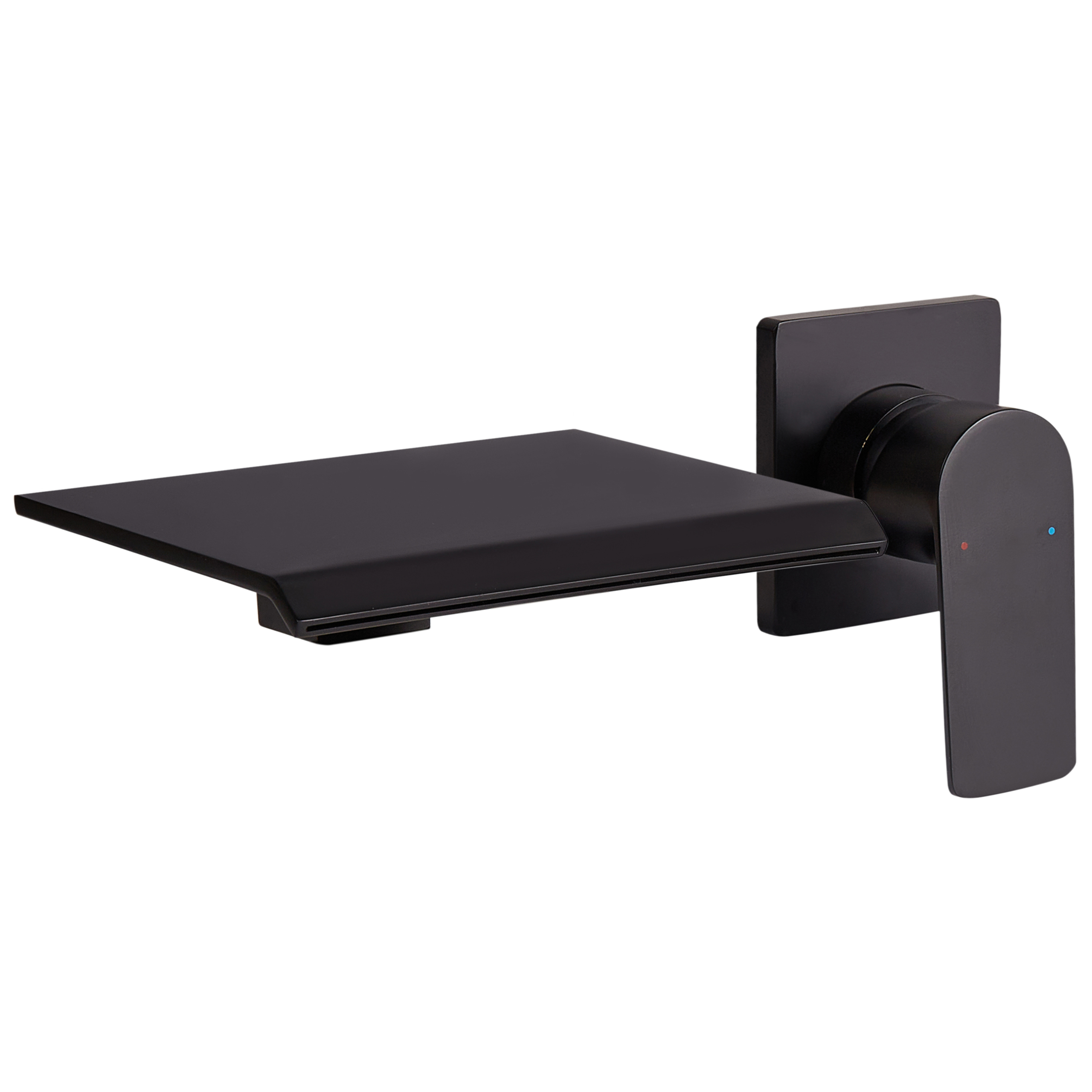 Seinään kiinnitettävä pesuallashana APONWAO messinki Musta