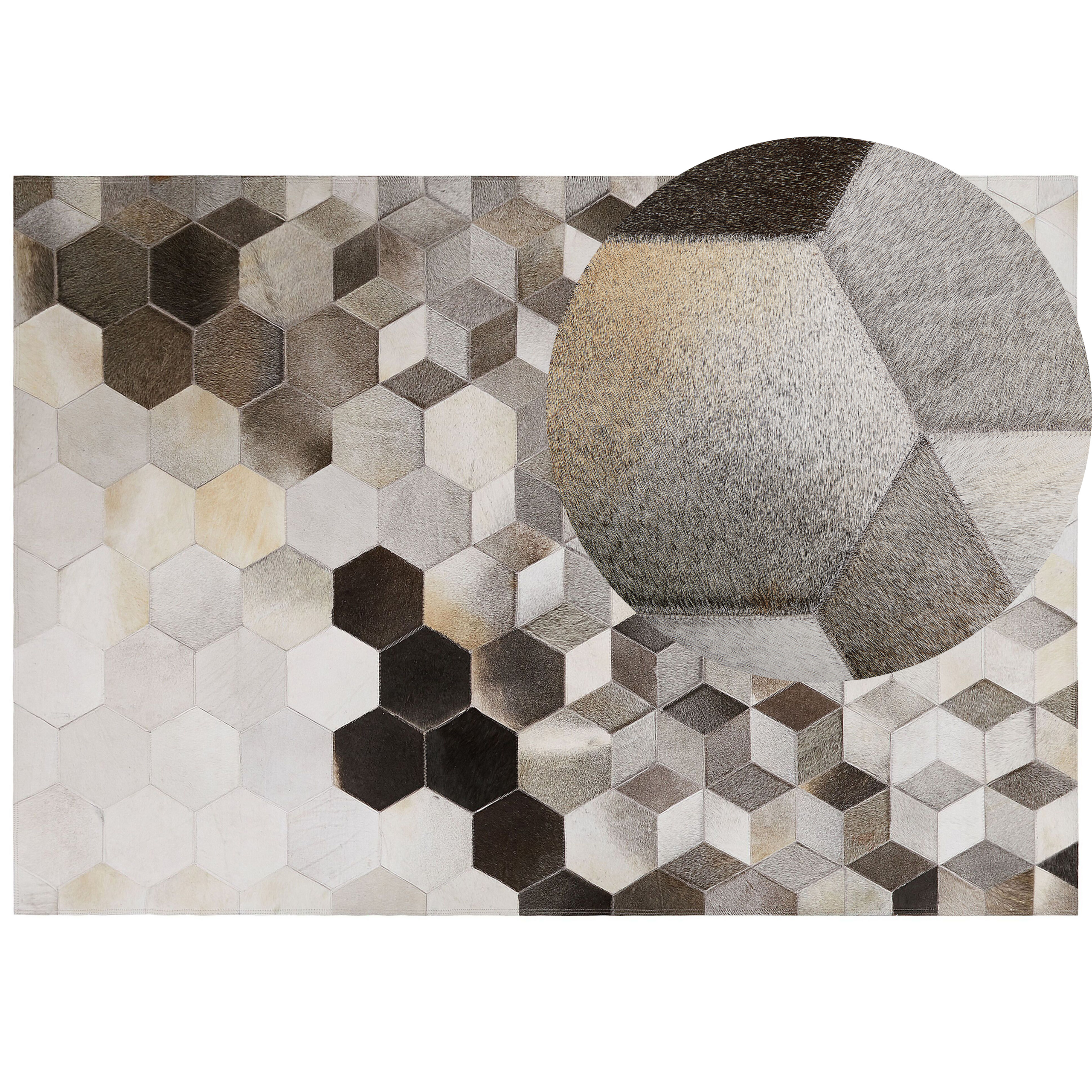 Matto SASON Beige 160 x 230 cm Nahka