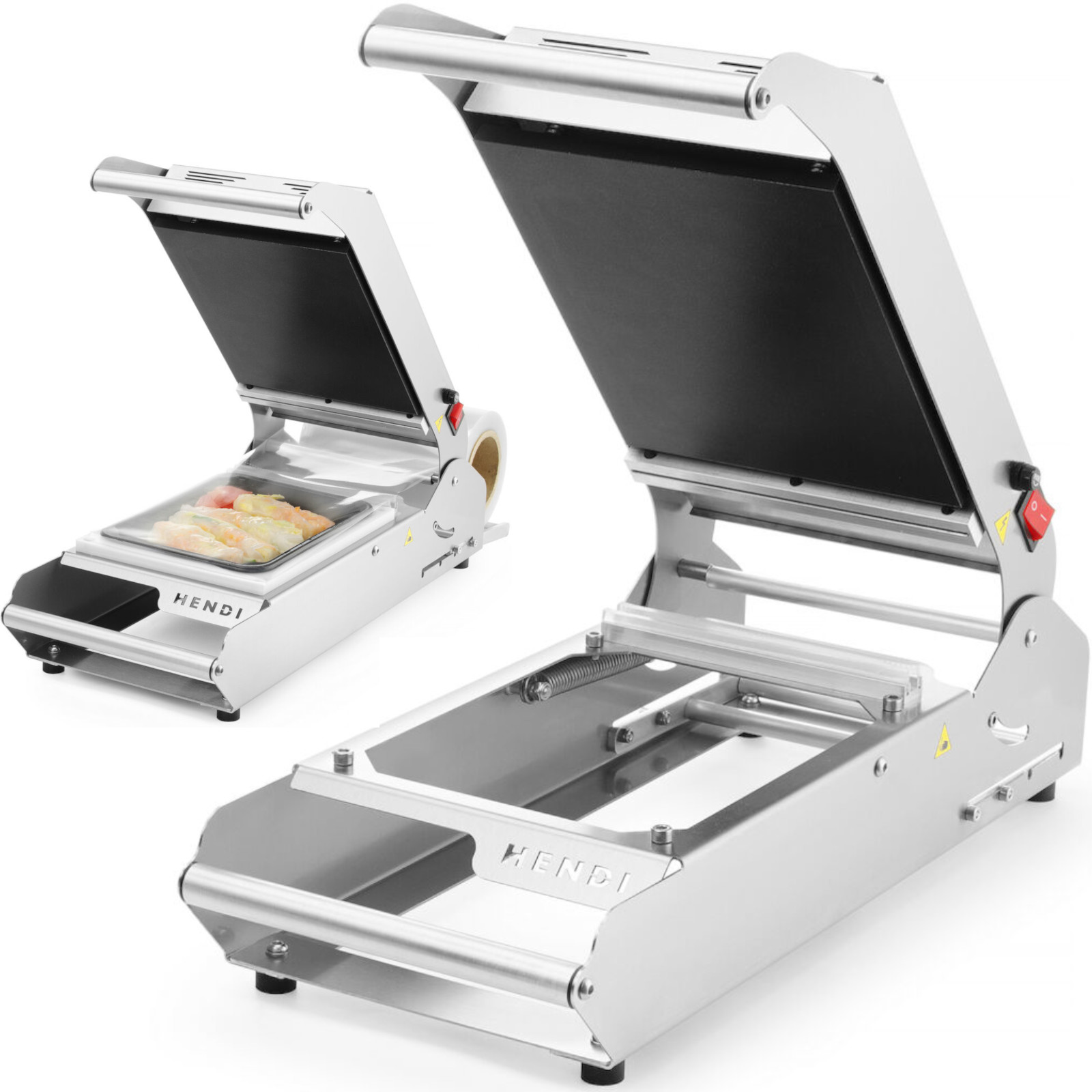 Tarjotin- ja kuppitiiviste PE-matriisilla 700 W - Hendi 330005