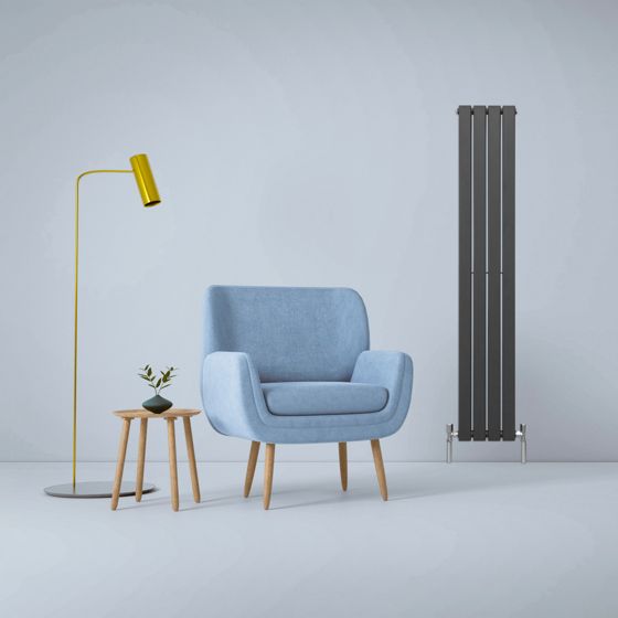 Design-litteät patterit antrasiitinharmaat 1600 mm x 280 mm