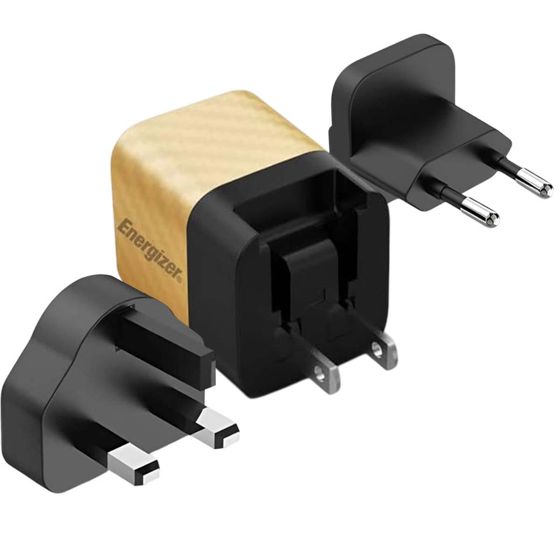 GaN-verkkovirtalaturi 4A USB-C 20W monipistorasia EU / UK / US