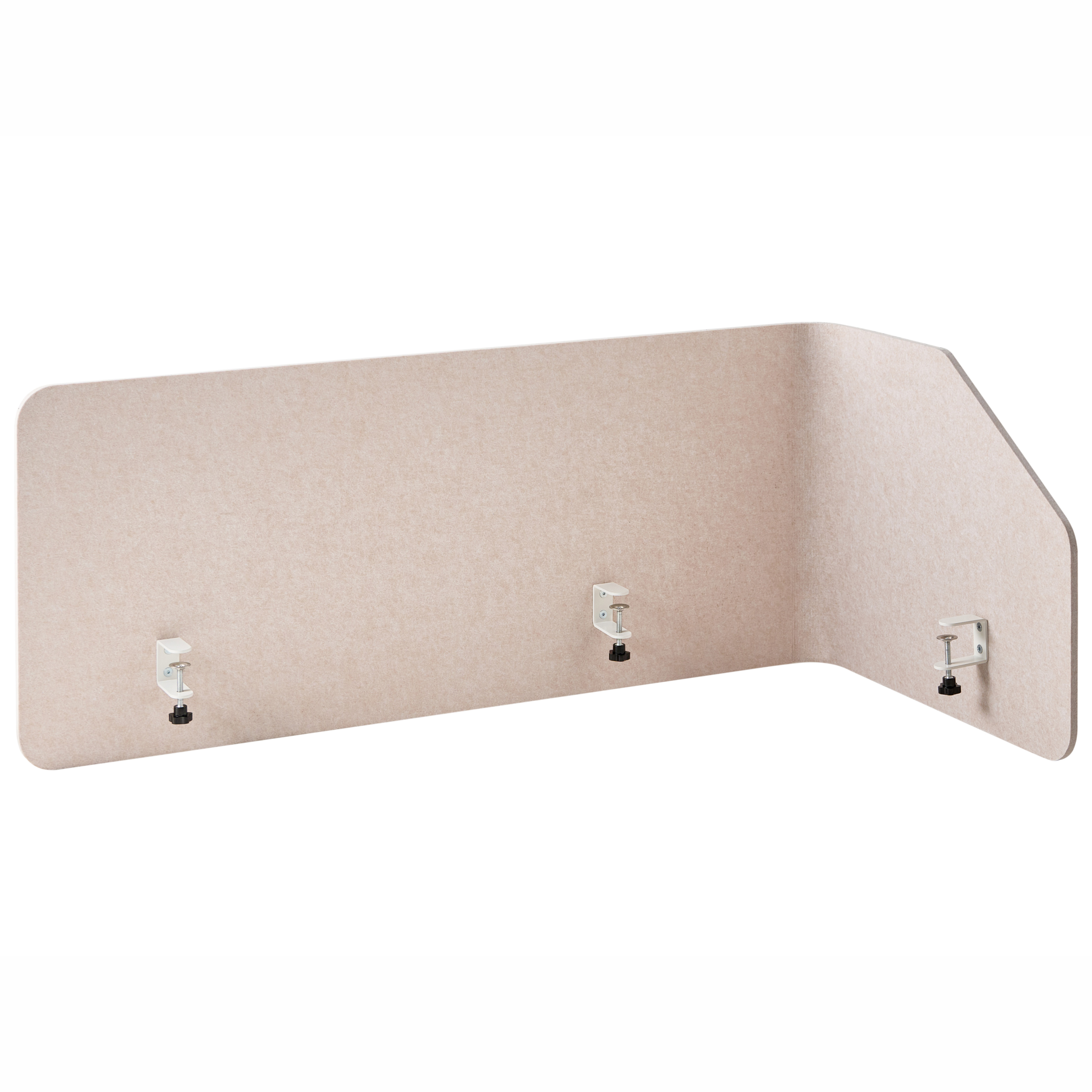 Työpöydän väliseinä FOLDY 120 x 50 cm Beige