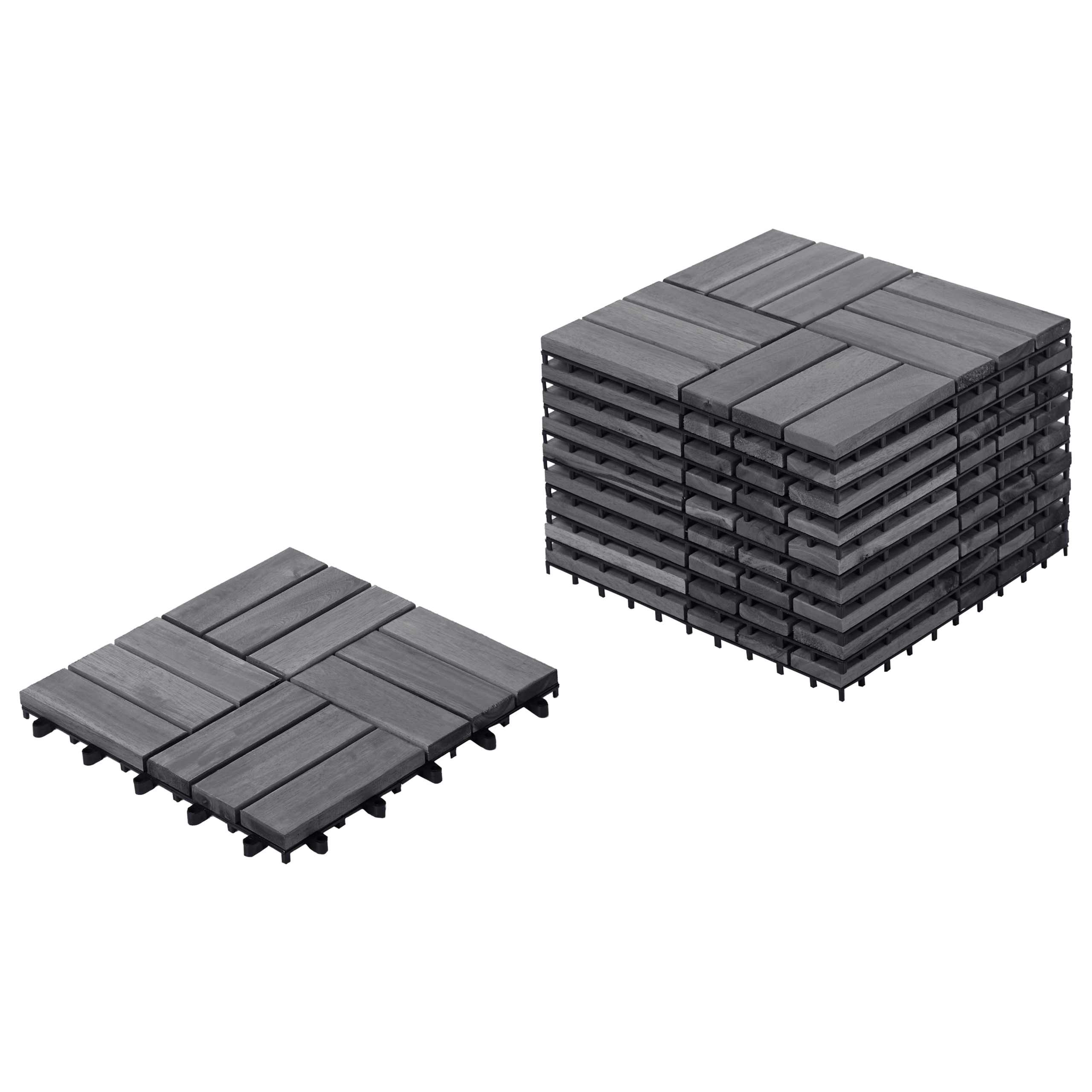 Terassilaatta ACERENZA sertifioitu akaasia Harmaa