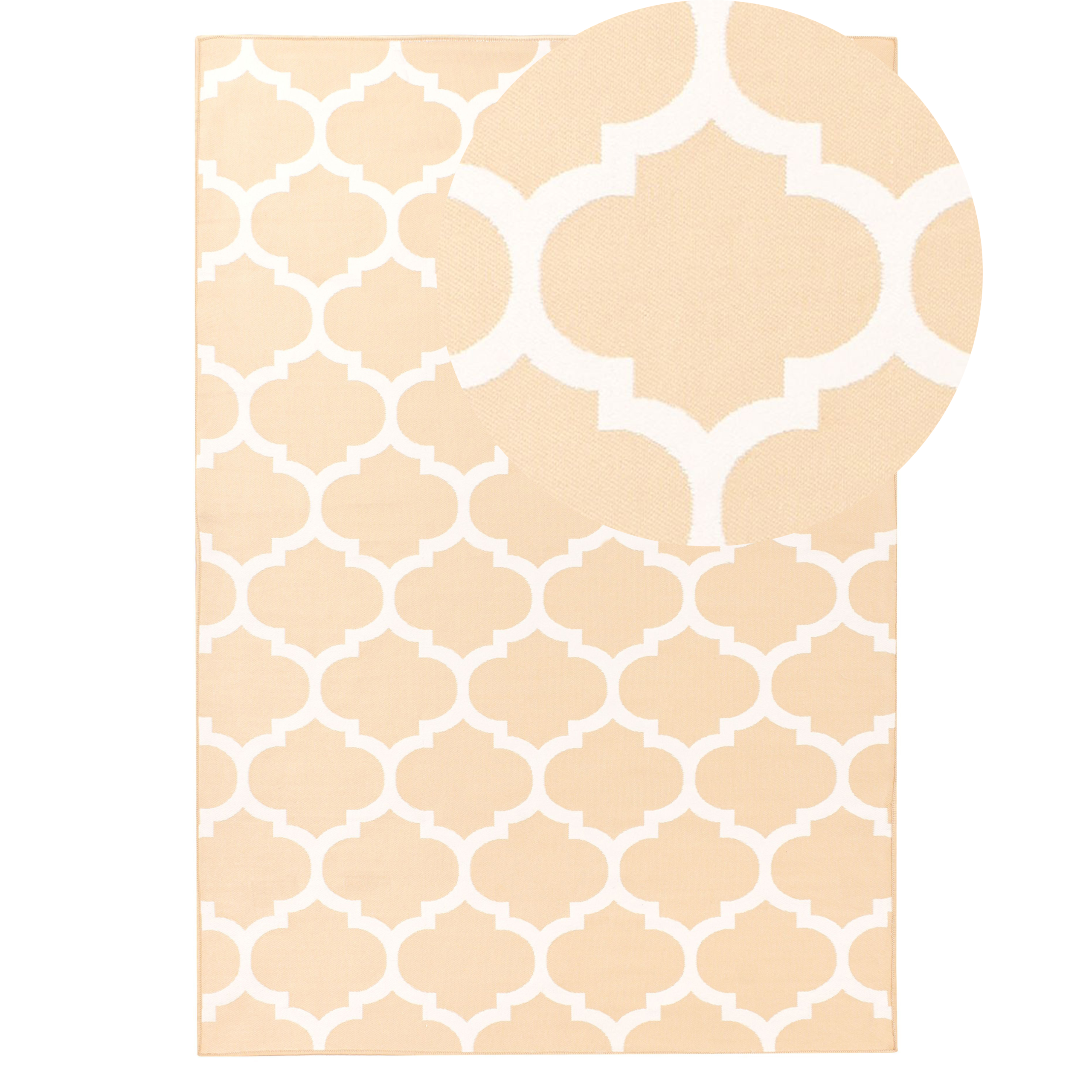 Ulkomatto AKSU Beige 140 x 200 cm kaksipuolinen