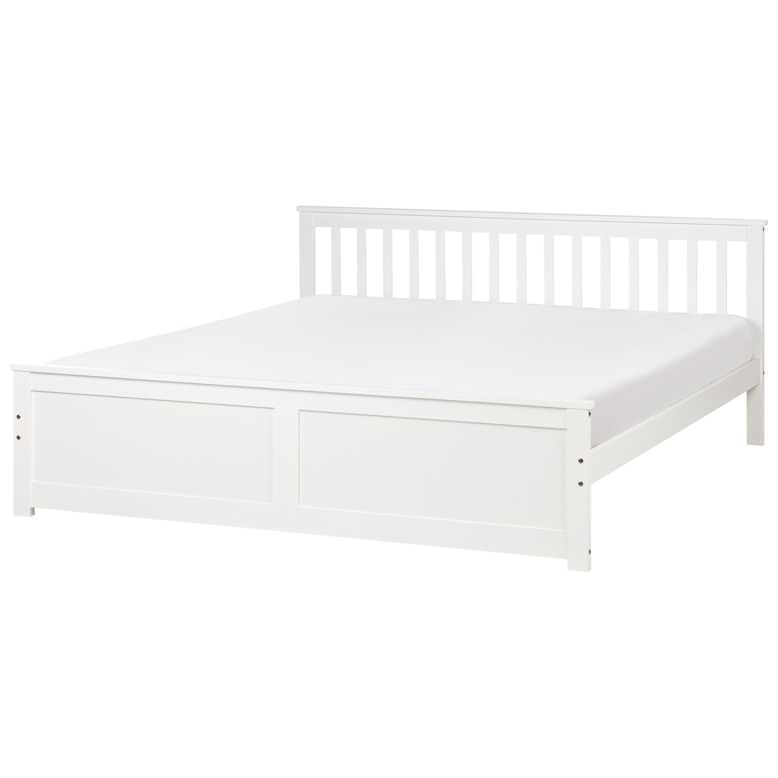 Sänky mänty OLENDON 180 x 200 cm Valkoinen