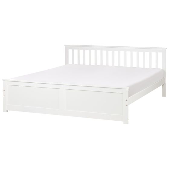 Sänky mänty OLENDON 180 x 200 cm Valkoinen