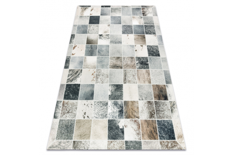 Matto patchwork 21716 beige - lehmännahka 120x170 cm