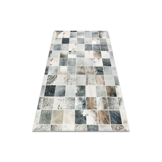 Matto patchwork 21716 beige - lehmännahka 120x170 cm