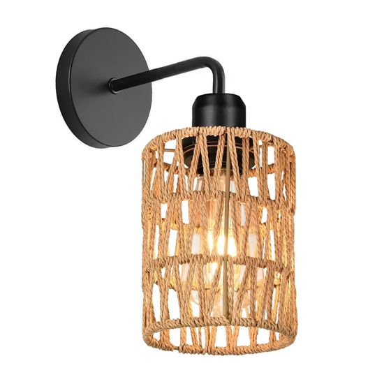 TOOLIGHT seinävalaisin APP1623-1W BOHO Beige-musta, 29x12x29cm