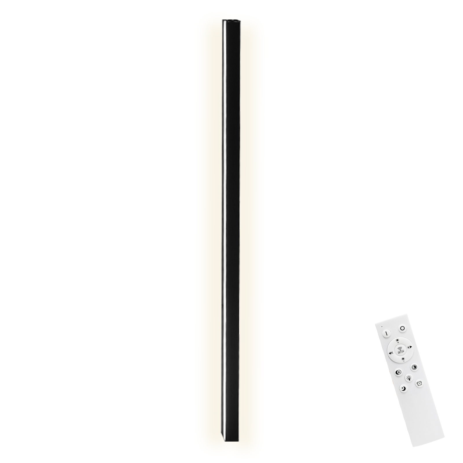 NETTLIFE LED-seinävalaisin sisäkäyttöön, musta, himmennettävä, 100 cm, moderni, 15 W, käytävävalaisin, seinävalaisin