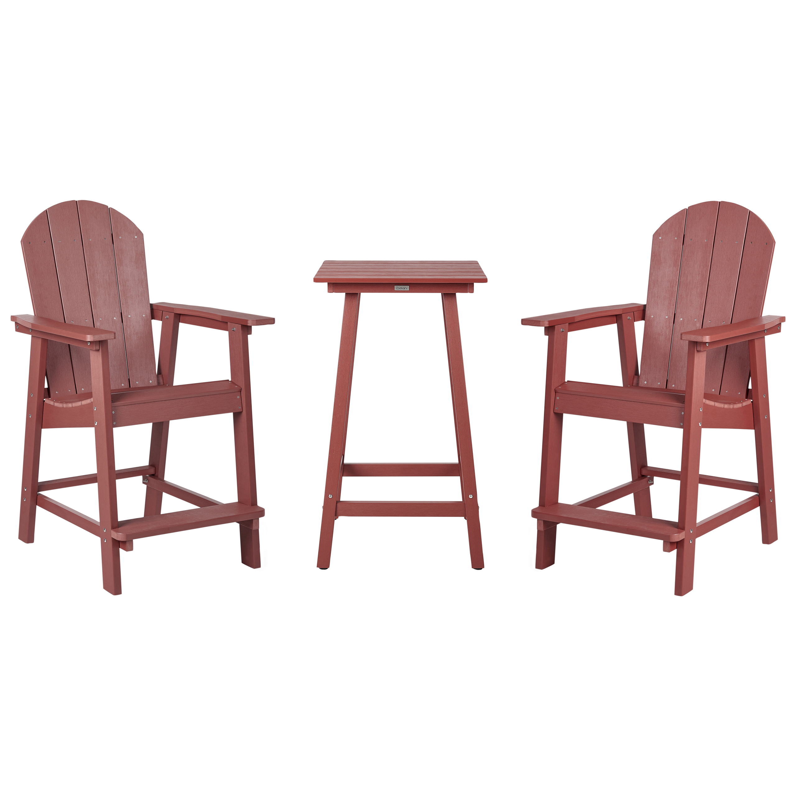 Bistrosetti ADIRONDACK Punainen