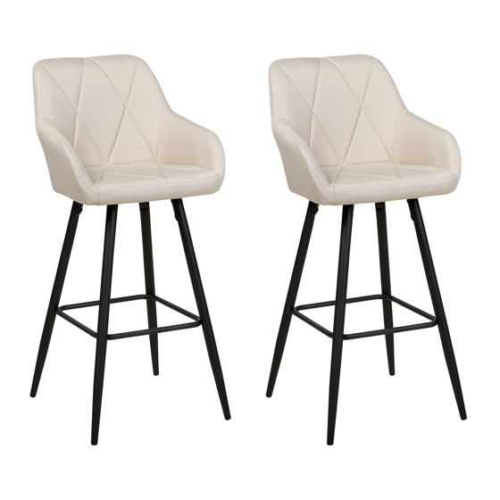 Baarituolisetti 2 kpl DARIEN Vaaleanbeige