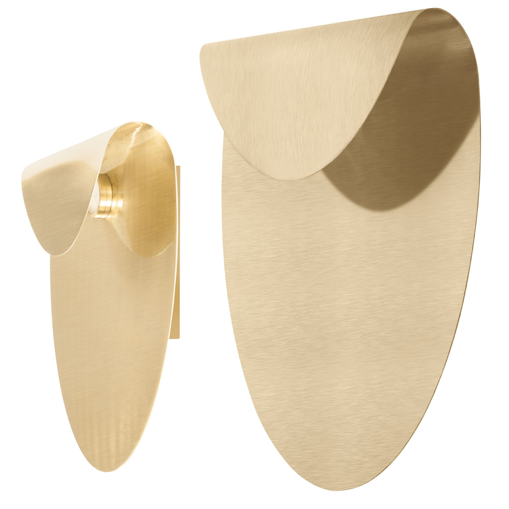 TOOLIGHT seinävalaisin APP1431-W harjattu kulta, 9X25X25CM