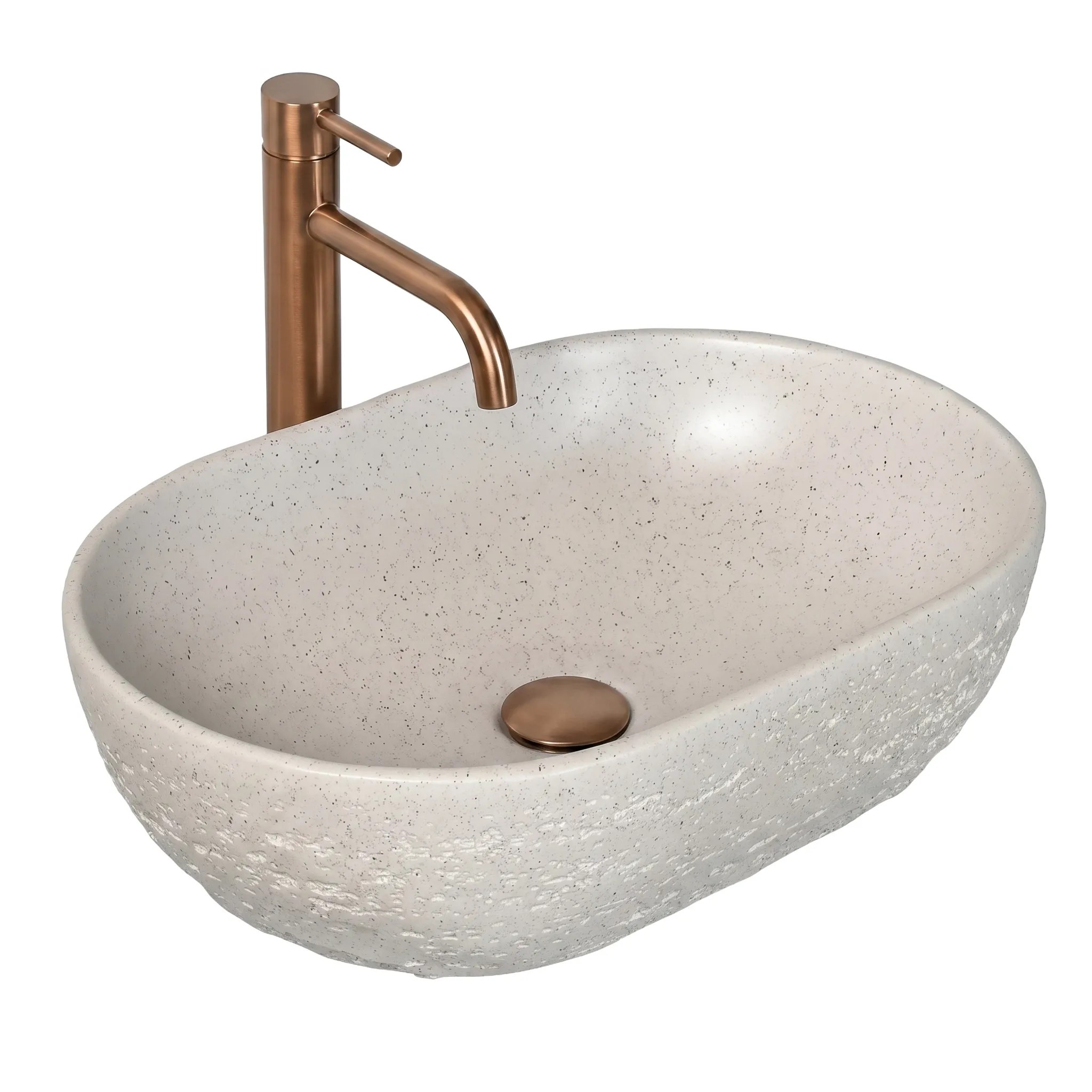 REA Tasolle Asennettava Pesuallas Mira Greige Beige, 37, 5X25, 5X12Cm