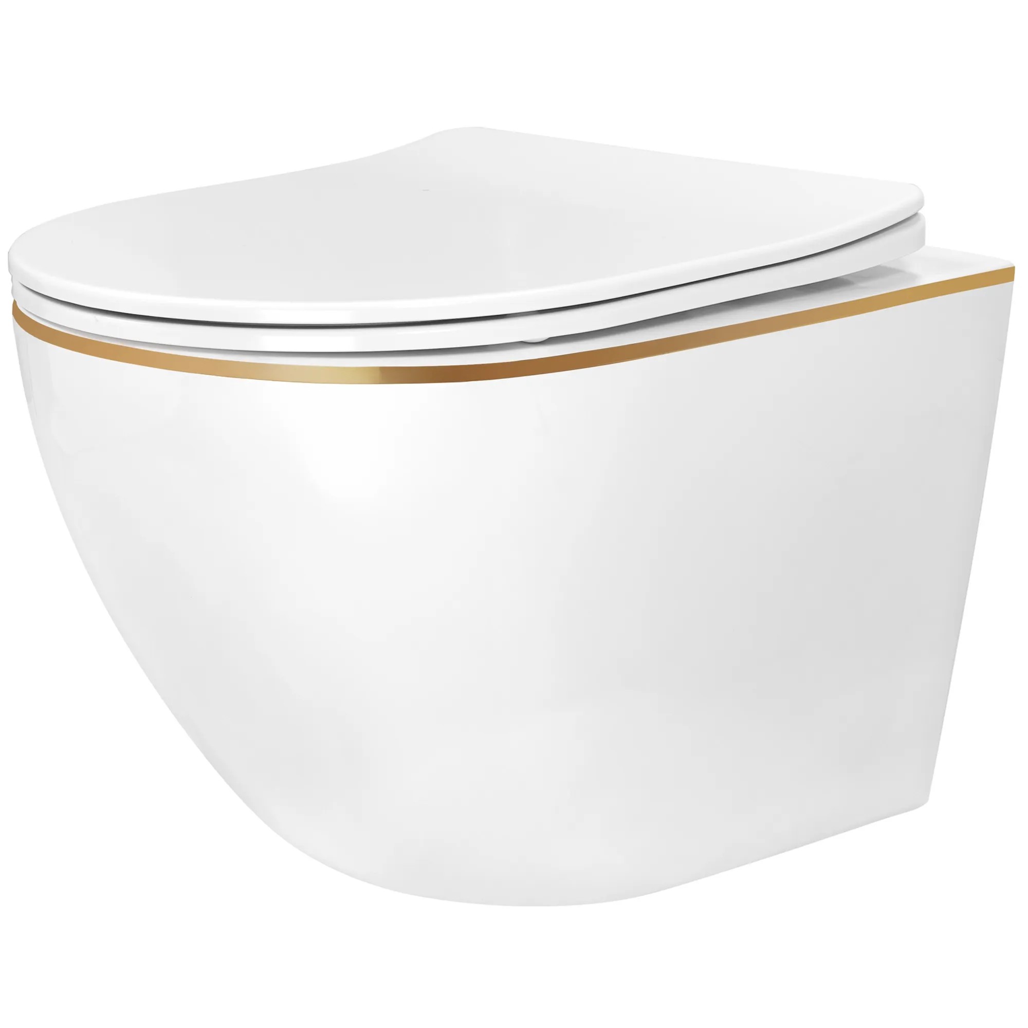 REA Seinä-WC NFQ kulta EDGE kulta, 49X35, 5X35CM