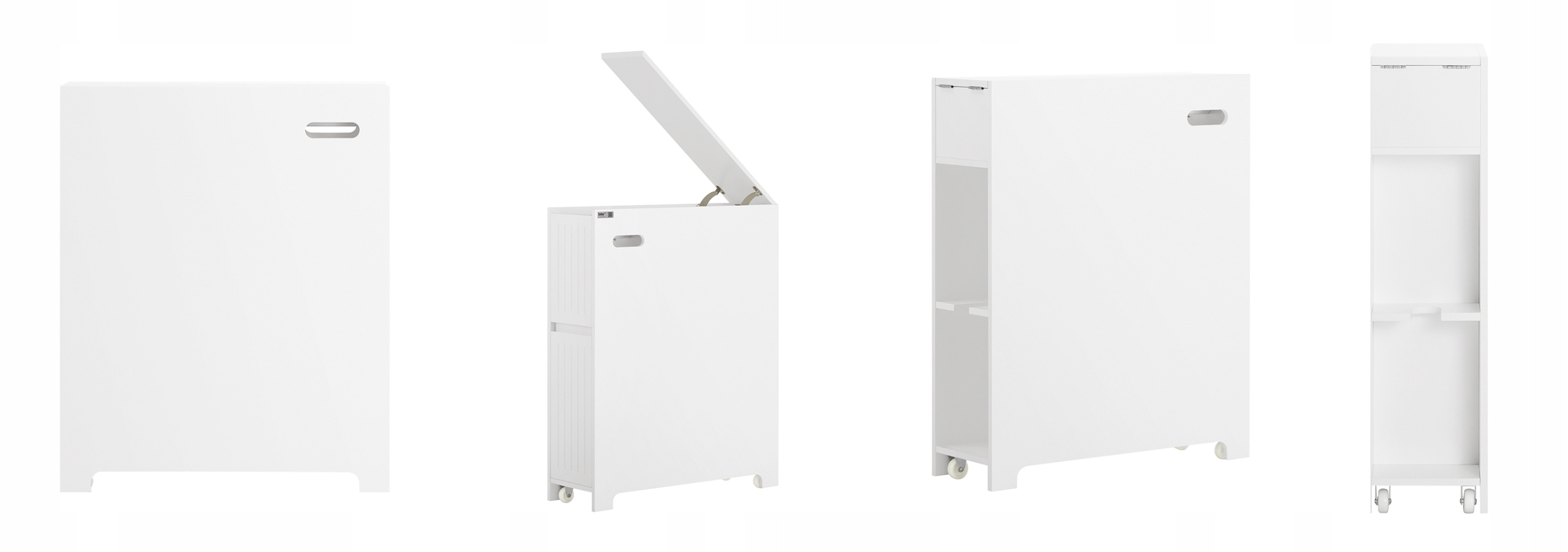 SoBuy WC-teline BZR111-W ekologinen kaappi 20x60x75cm