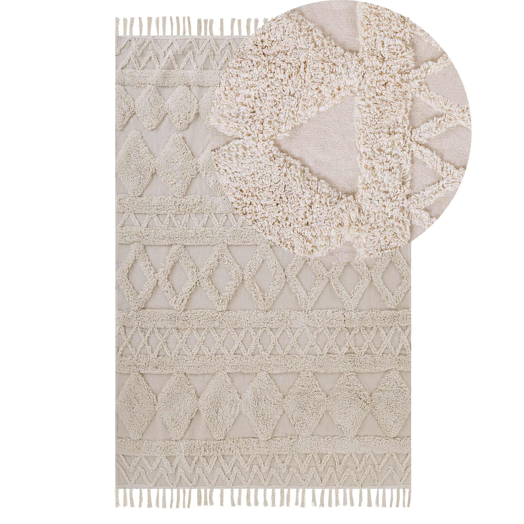 Matto DIDIM Beige 140 x 200 cm puuvilla