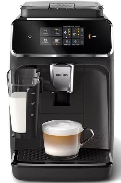 Philips EP2334/10 Series 2300 Espressokone LatteGo-järjestelmä Musta ja harmaa