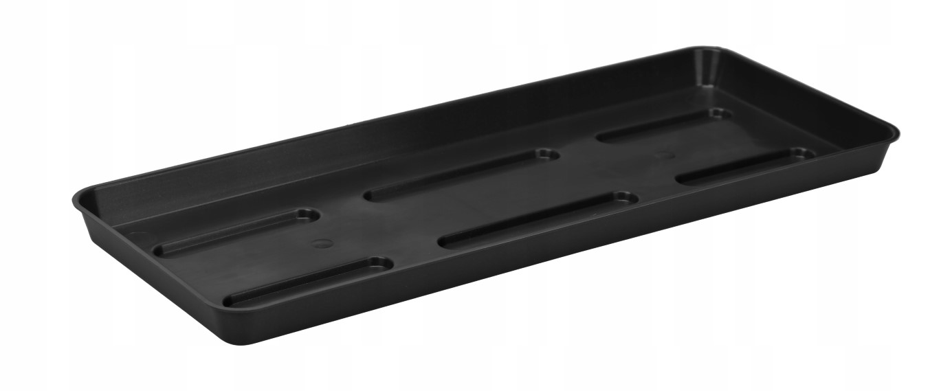 Antrasiittinen parvekekukkaruukkuteline 40 cm