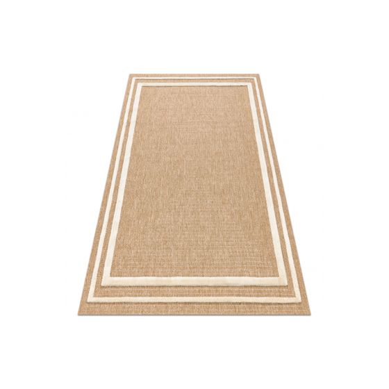 SPARK 0687A beige / kerma matto - sisal, rakenne 160x220 cm