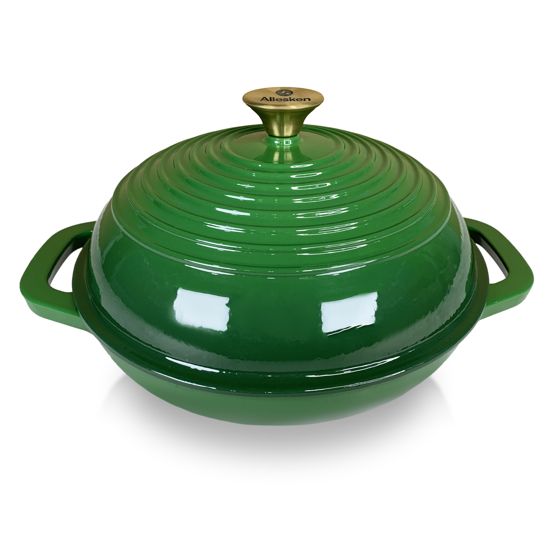 Uunivuoka valurauta Verdeluxe Verdeluxe 35,5x28x5,5cm vihreä 1kpl