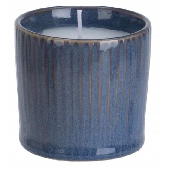 Koristeellinen parafiinikynttilä kivitavaraa 6 x 7 cm