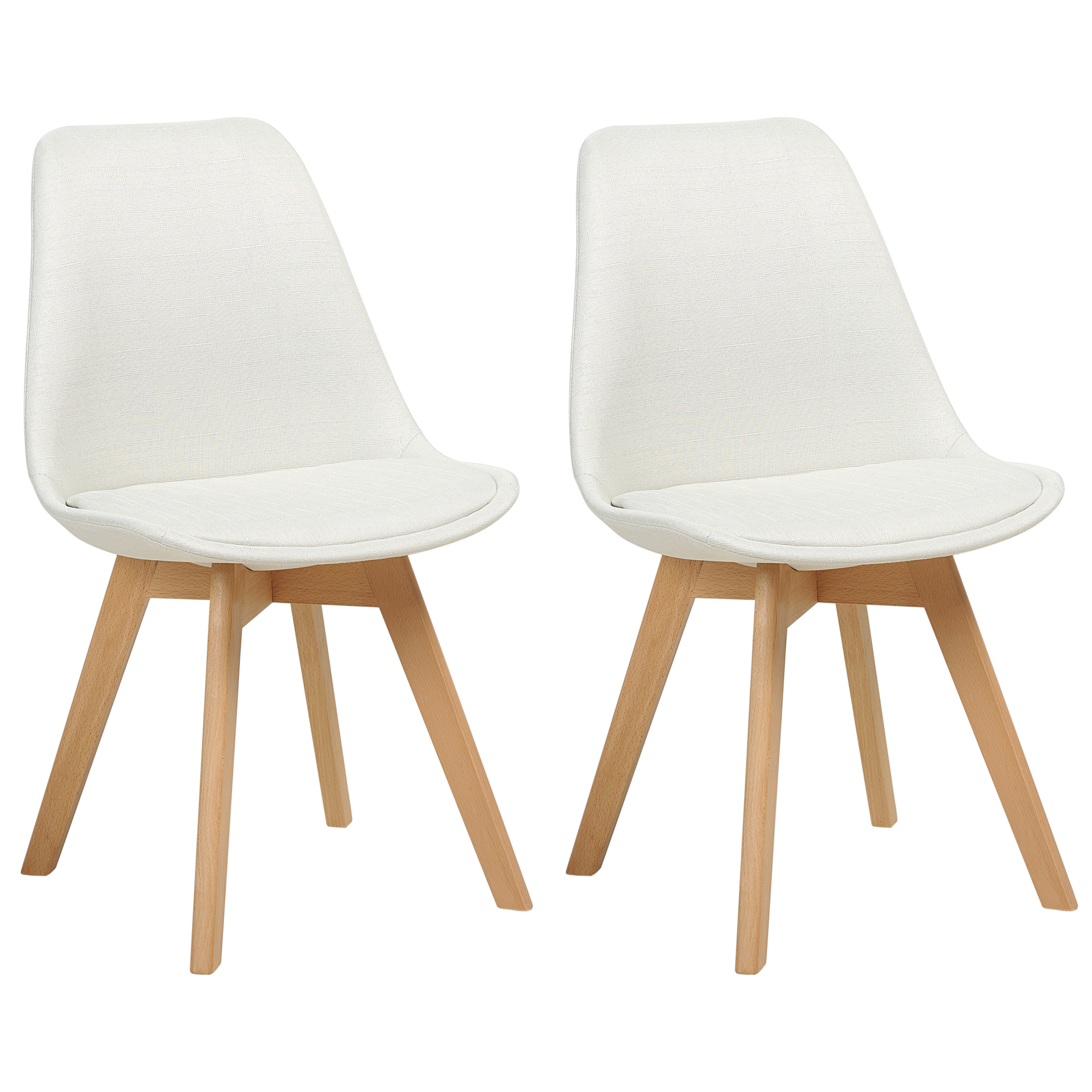Ruokatuolisetti 2 kpl DAKOTA II Luonnonvalkoinen
