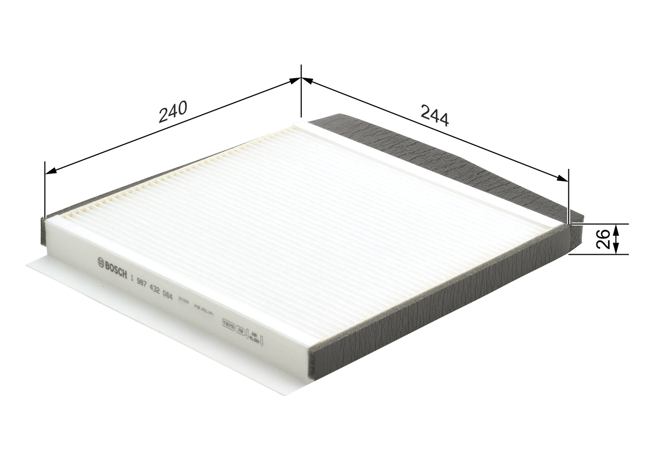 Bosch Ohjaamosuodatin 1987432064