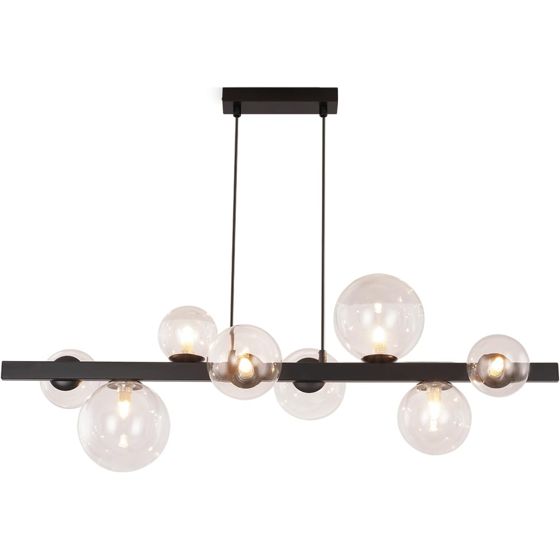 NETTLIFE Riippuvalaisin, ruokapöytä, riippuvalaisin, olohuone, riippuvalaisin, G9, riippuvalaisin, 8, lamppua, moderni, lasi