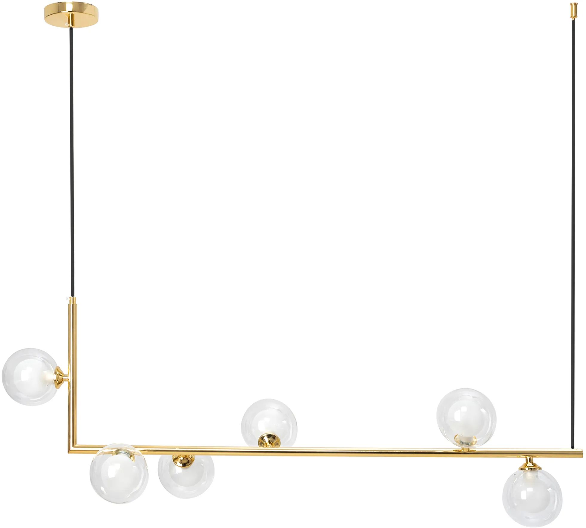 TOOLIGHT riippuva kattovalaisin APP690-6CP kulta, 90x90x106cm