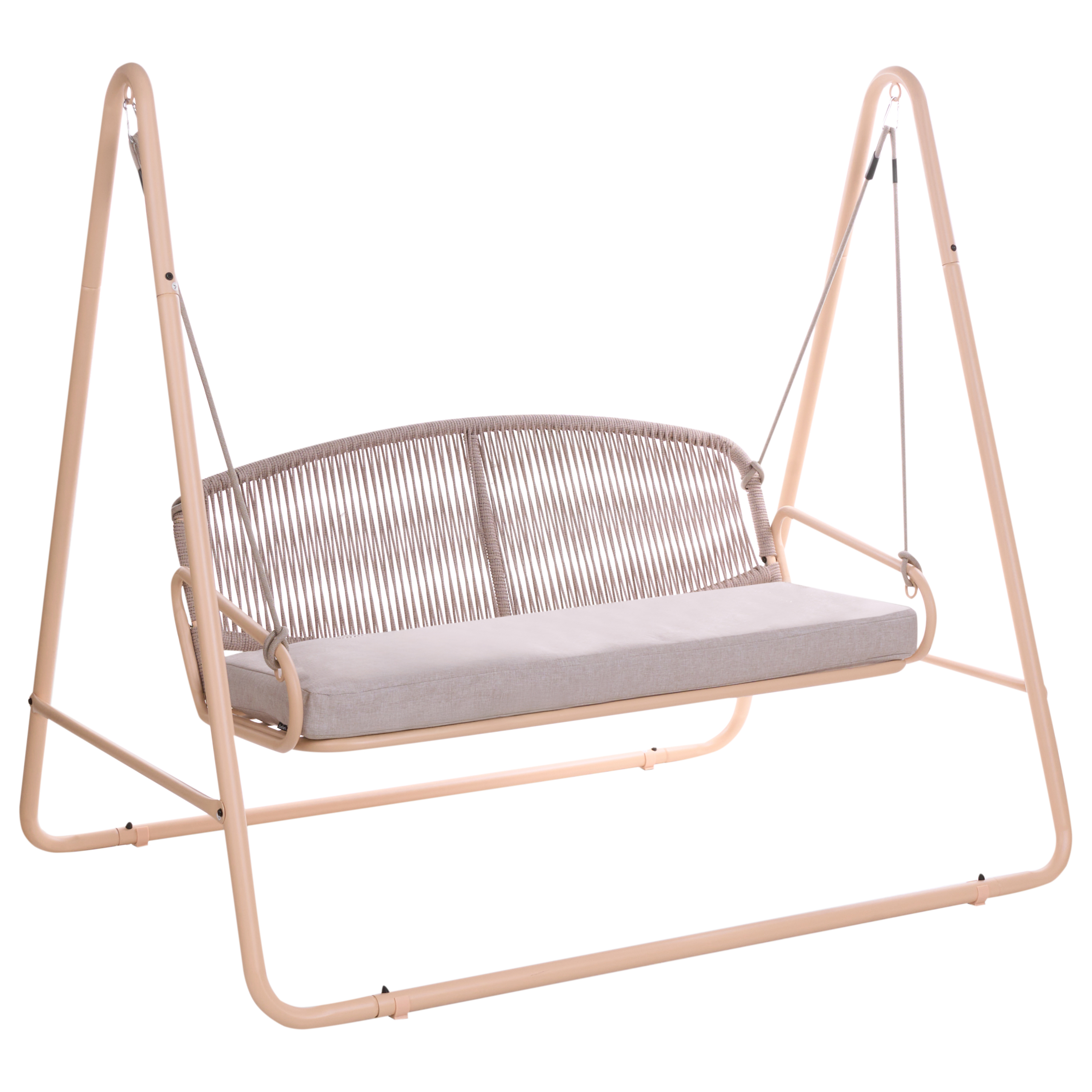Puutarhakeinu NORCIA Metalli Beige