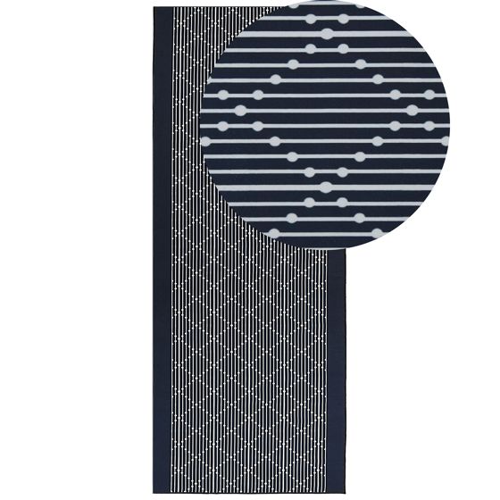 Matto CHARVAD Laivastonsininen 80 x 200 cm