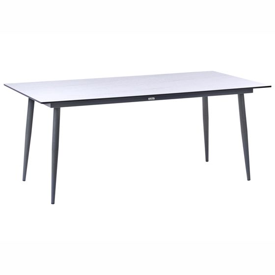 Puutarhapöytä TOLENTINO 180 cm 90 cm Kivikuvio Travertiinikuvio