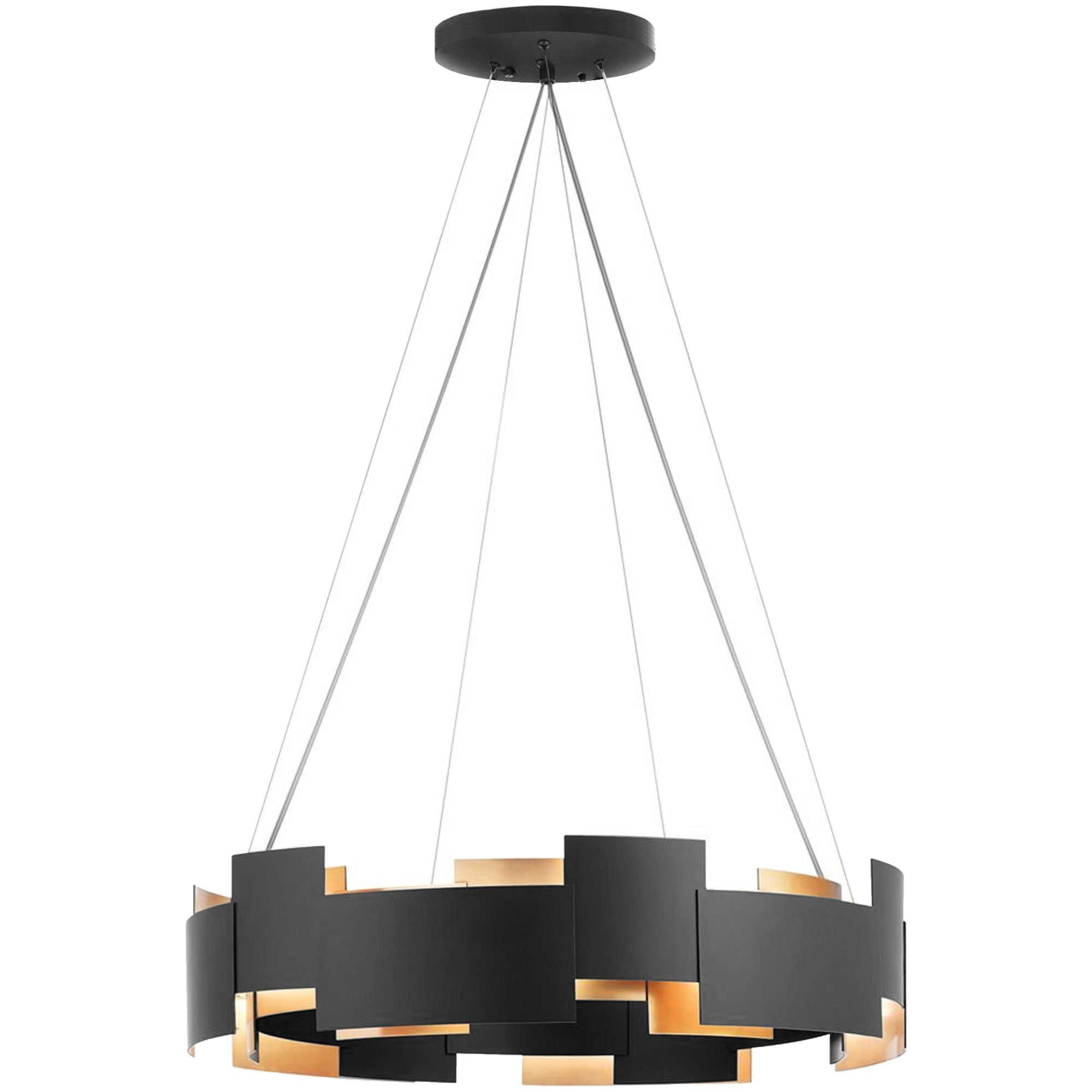 TOOLIGHT riippuvalaisin APP1561-6CP Musta, 60x60x15cm