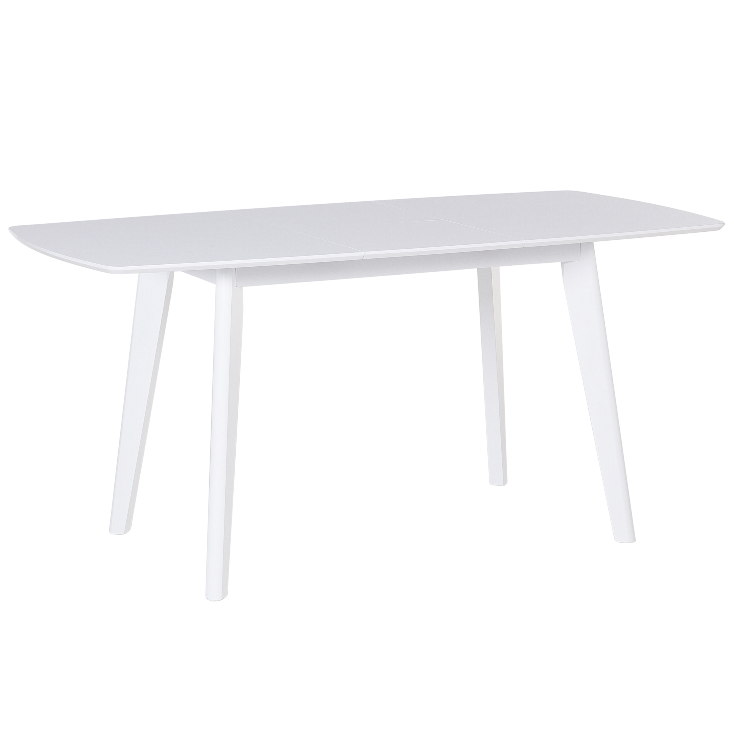 Jatkettava ruokapöytä SANFORD Valkoinen 120/160 cm 80 cm
