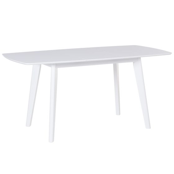 Jatkettava ruokapöytä SANFORD Valkoinen 120/160 cm 80 cm