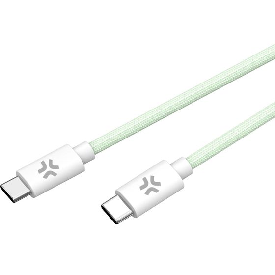USB-C - USB-C-kaapeli 60 W 1,5 m Vihreä