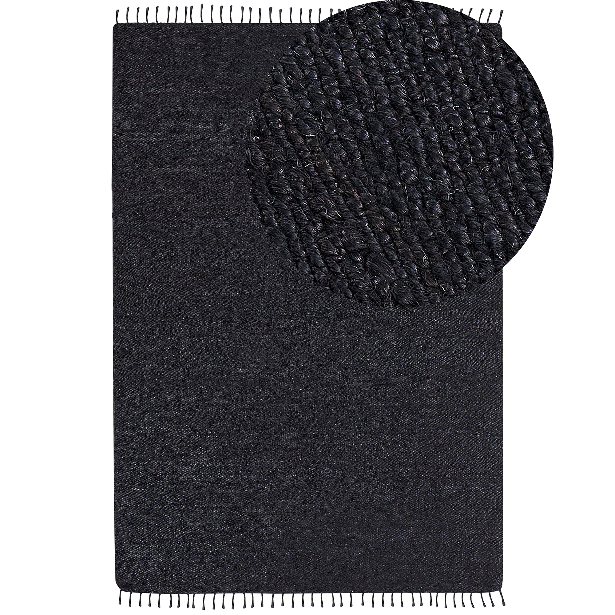 Matto SINANKOY Musta 160 x 230 cm Juutti