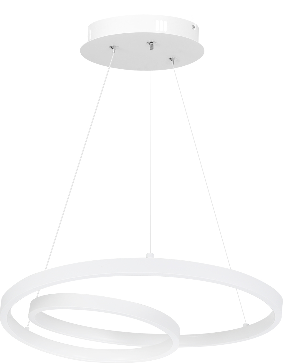 NETTLIFE moderni LED-riippuvalaisin, rauta 34WValkoinen halkaisija, 40cm himmennettävä, luova design, olohuoneeseen makuuhuoneeseenKeittiöön